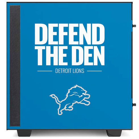 NFL Detroit Lions Team Motto NZXT H510 Compact ATX Mid-Tower Case Skin