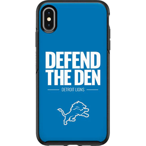 NFL Detroit Lions Team Motto Otterbox Symmetry iPhone Skin