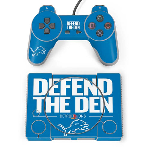 NFL Detroit Lions Team Motto PlayStation Classic Bundle Skin