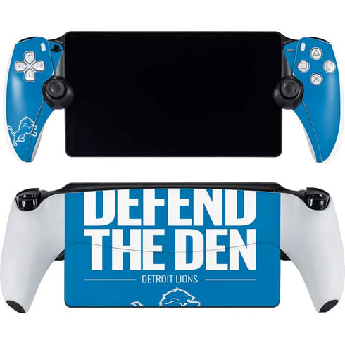 NFL Detroit Lions Team Motto PlayStation Portal Remote Player Skin