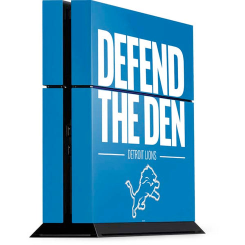 NFL Detroit Lions Team Motto PS4 Console Skin