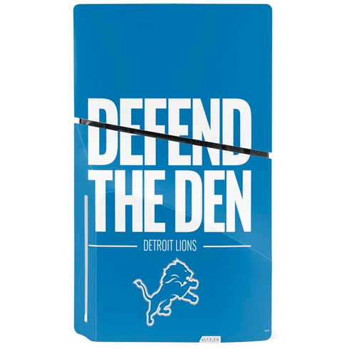 NFL Detroit Lions Team Motto PS5 Slim Disk Bundle Skin