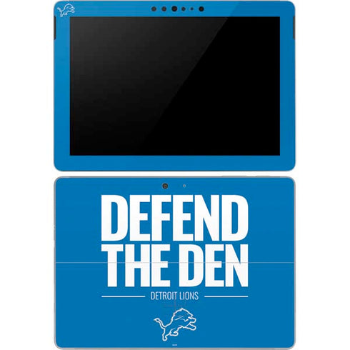 NFL Detroit Lions Team Motto Surface Go Skin