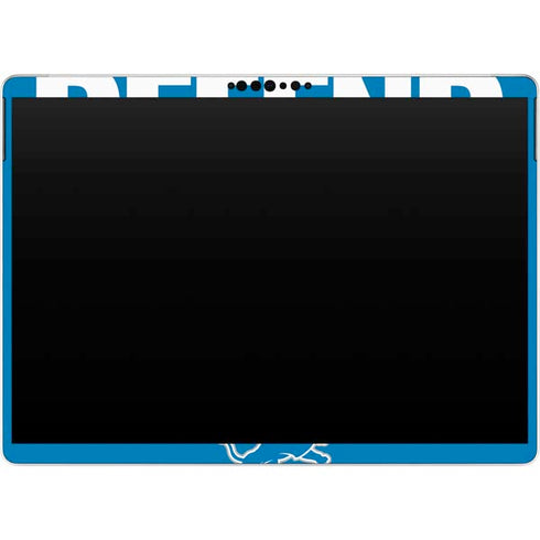 NFL Detroit Lions Team Motto Surface Pro 8 Skin