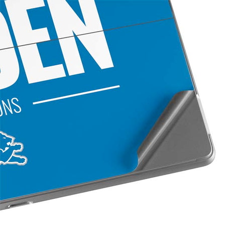 NFL Detroit Lions Team Motto Surface Pro 8 Skin
