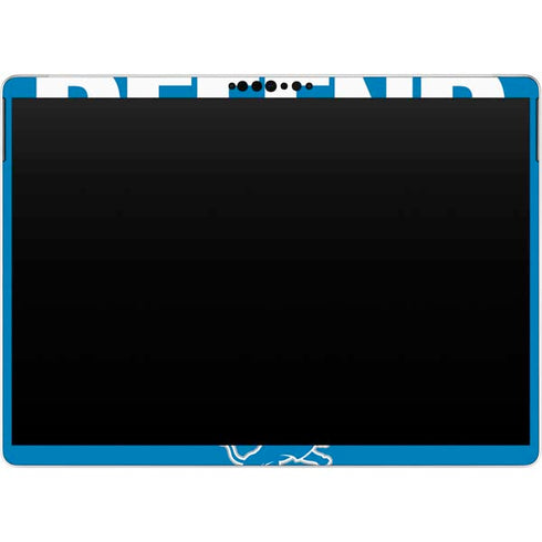NFL Detroit Lions Team Motto Surface Pro 9 Skin