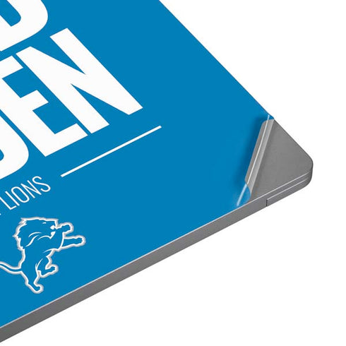 NFL Detroit Lions Team Motto Universal Laptop 11in (8.8 x 6.2in) Skin
