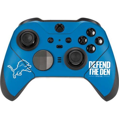 NFL Detroit Lions Team Motto Xbox Elite Wireless Controller Series 2 Skin