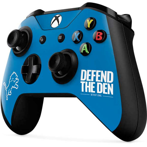 NFL Detroit Lions Team Motto Xbox One X Controller Skin