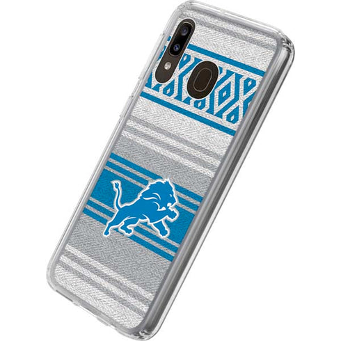 NFL Detroit Lions Trailblazer Galaxy A20 Clear Case