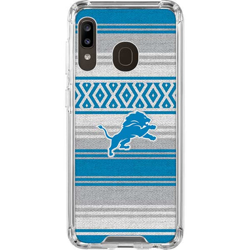 NFL Detroit Lions Trailblazer Galaxy A30 Clear Case