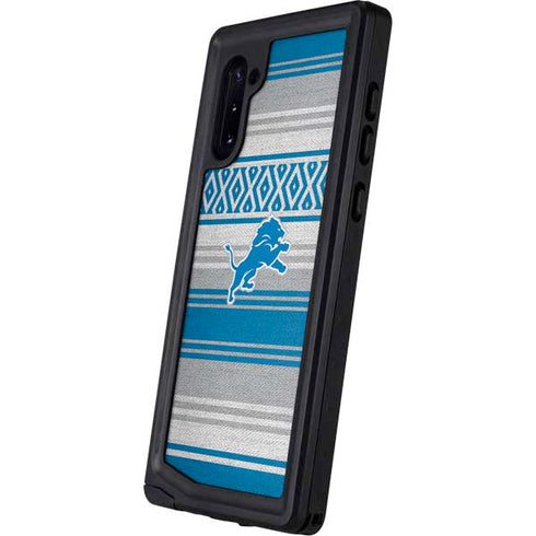 NFL Detroit Lions Trailblazer Galaxy Note 10 Waterproof Case