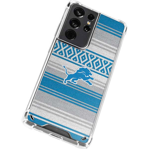 NFL Detroit Lions Trailblazer Galaxy S21 Ultra 5G Clear Case