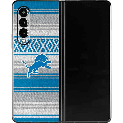 NFL Detroit Lions Trailblazer Galaxy Z Fold3 5G Skin