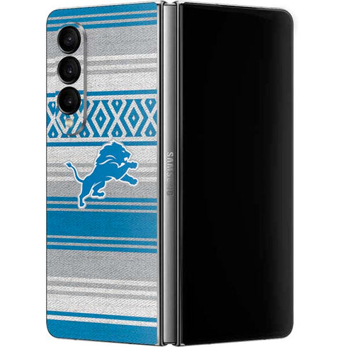 NFL Detroit Lions Trailblazer Galaxy Z Fold4 5G Skin
