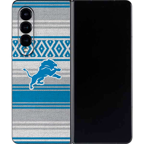 NFL Detroit Lions Trailblazer Galaxy Z Fold4 5G Skin