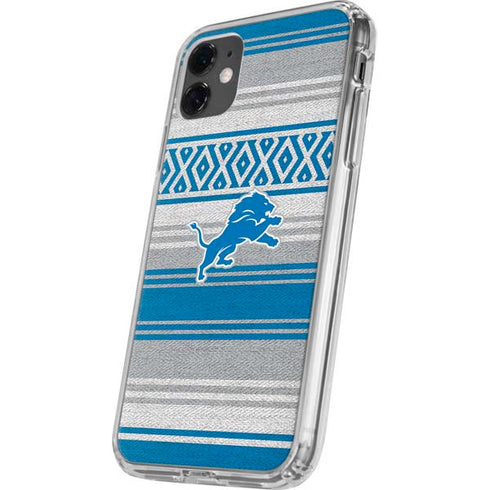 NFL Detroit Lions Trailblazer iPhone 11 Clear Case