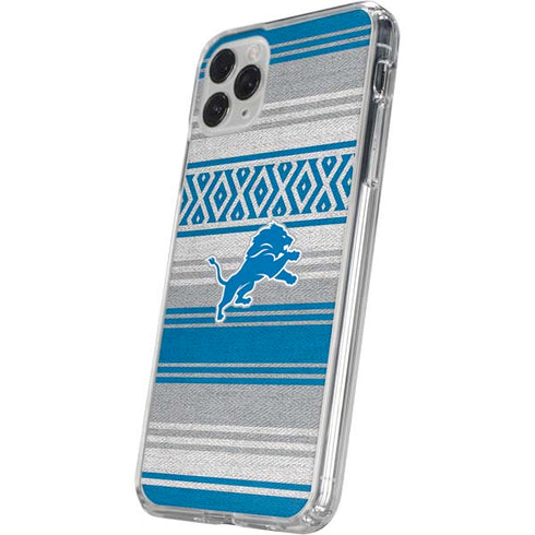 NFL Detroit Lions Trailblazer iPhone 11 Pro Clear Case