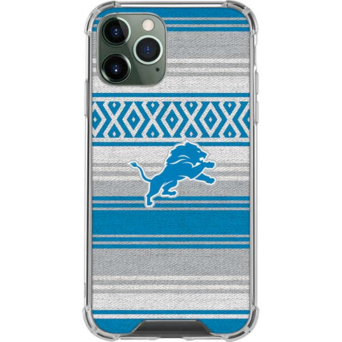 NFL Detroit Lions Trailblazer iPhone 11 Pro Max Clear Case