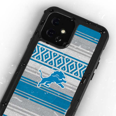 NFL Detroit Lions Trailblazer iPhone 12 Mini Waterproof Case