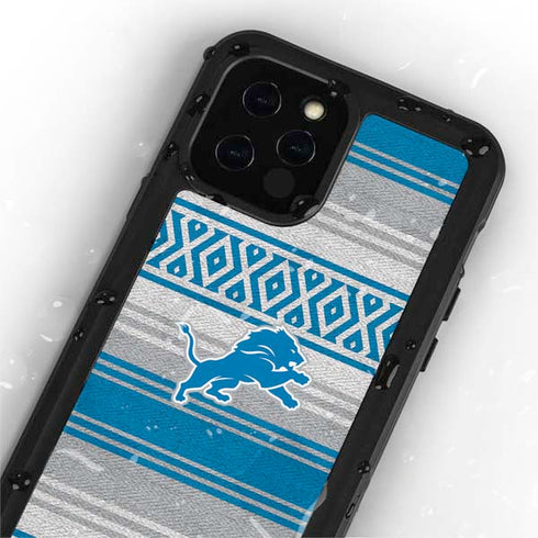 NFL Detroit Lions Trailblazer iPhone 12 Pro Waterproof Case