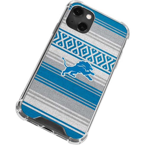 NFL Detroit Lions Trailblazer iPhone 13 Mini Clear Case