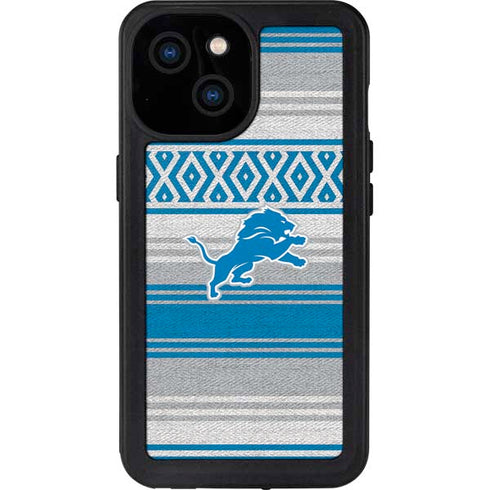 NFL Detroit Lions Trailblazer iPhone 13 Mini Waterproof Case
