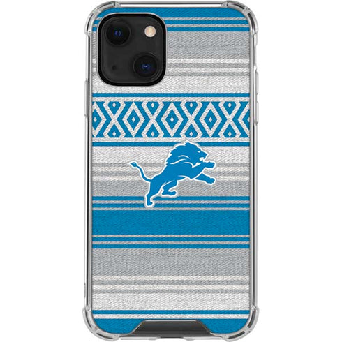 NFL Detroit Lions Trailblazer iPhone 14 Clear Case