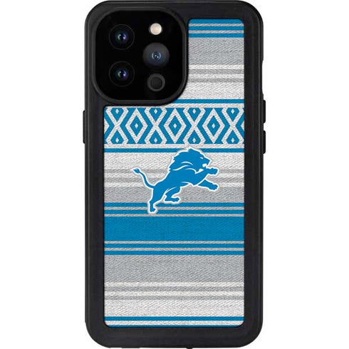 NFL Detroit Lions Trailblazer iPhone 14 Pro Max Waterproof Case