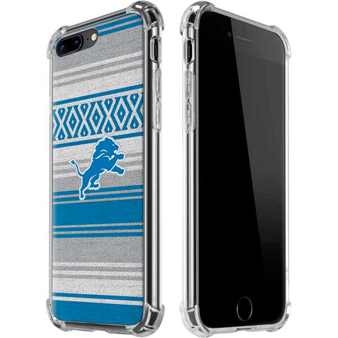 NFL Detroit Lions Trailblazer iPhone 7/8 Plus Clear Case