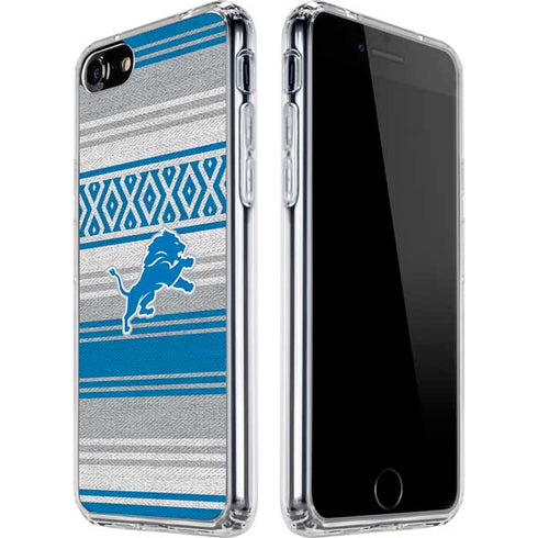 NFL Detroit Lions Trailblazer iPhone SE (2nd & 3rd Gen) Clear Case
