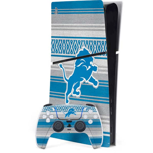 NFL Detroit Lions Trailblazer PS5 Slim Digital Edition Bundle Skin
