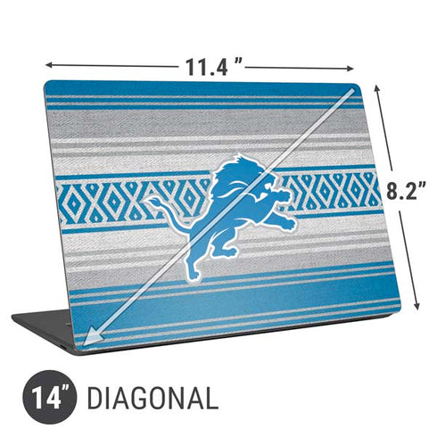 NFL Detroit Lions Trailblazer Universal Laptop 14in (11.4 x 8.2in) Skin