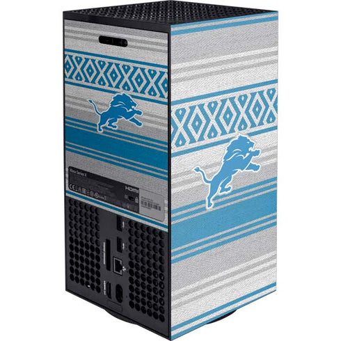 NFL Detroit Lions Trailblazer Xbox Series X Console Skin