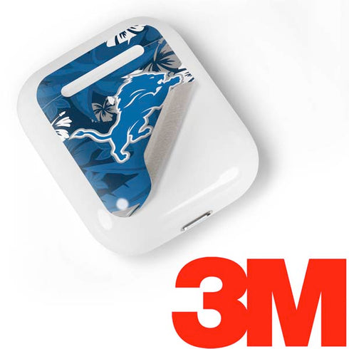 NFL Detroit Lions Tropical Print Apple AirPods Skin