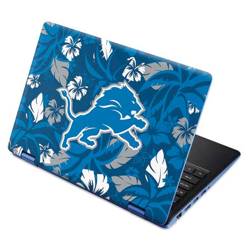 NFL Detroit Lions Tropical Print Aspire R11 11.6in Skin