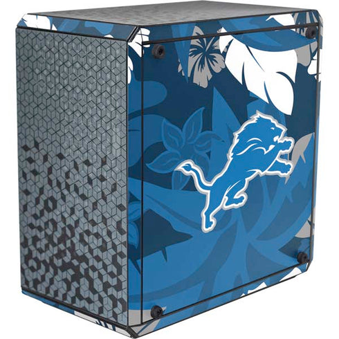 NFL Detroit Lions Tropical Print Cooler Master MasterBox Q300L Mini Tower Skin