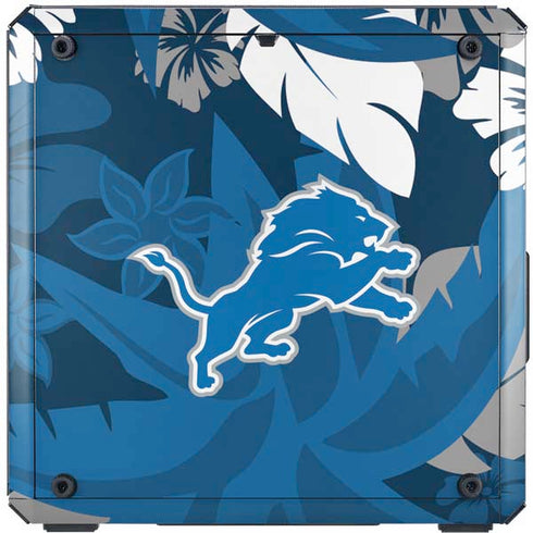 NFL Detroit Lions Tropical Print Cooler Master MasterBox Q300L Mini Tower Skin