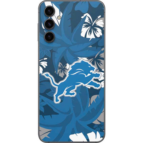 NFL Detroit Lions Tropical Print Galaxy A14 5G Skin