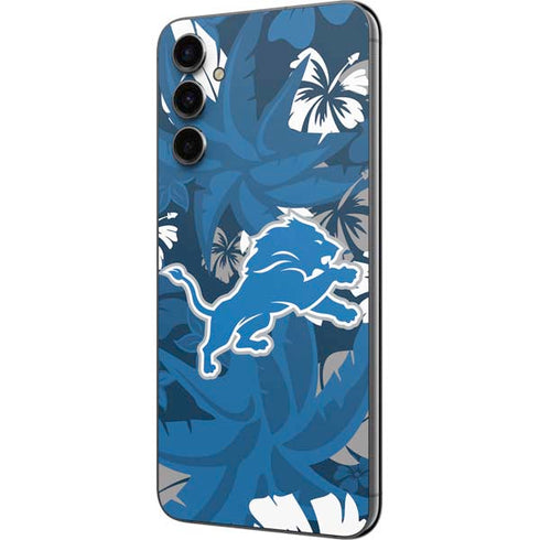 NFL Detroit Lions Tropical Print Galaxy A14 5G Skin