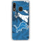 NFL Detroit Lions Tropical Print Galaxy A20 Clear Case