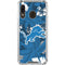 NFL Detroit Lions Tropical Print Galaxy A30 Clear Case