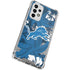 NFL Detroit Lions Tropical Print Galaxy A53 5G Clear Case