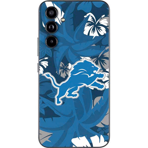 NFL Detroit Lions Tropical Print Galaxy A54 5G Skin