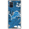 NFL Detroit Lions Tropical Print Galaxy A71 5G Clear Case