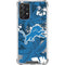 NFL Detroit Lions Tropical Print Galaxy A72 5G Clear Case