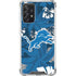 NFL Detroit Lions Tropical Print Galaxy A72 5G Clear Case