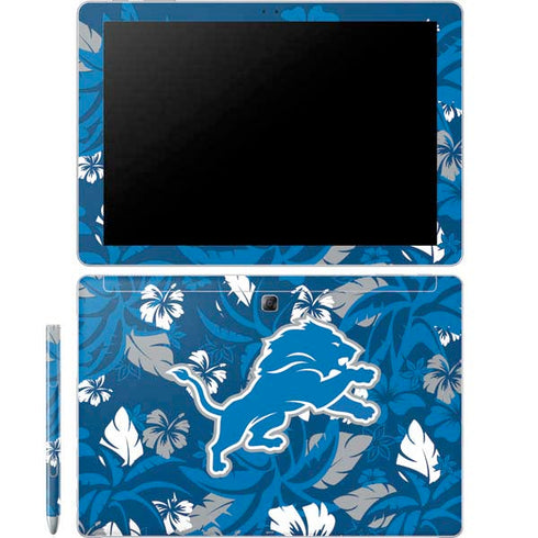 NFL Detroit Lions Tropical Print Galaxy Book 12in Skin