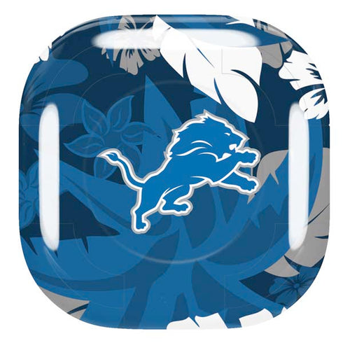 NFL Detroit Lions Tropical Print Galaxy Buds Pro Skin