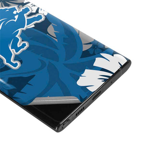 NFL Detroit Lions Tropical Print Galaxy Note 10 Plus Skin